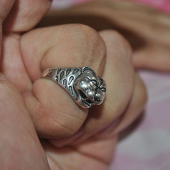 Ring ~ .925 Sterling Silver ~ Tiger ~ For Him